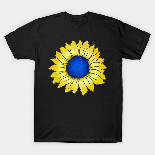 Ukrainian sunflower T-Shirt by 2dsandy